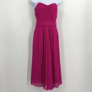 Badgley Mischka Dress Strapless Sweetheart Empire